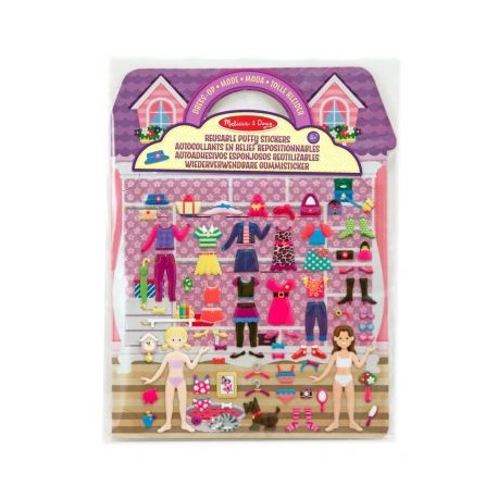 Cuadernito de Stickers Dress Up Melissa & Doug-JuguetsCosmicos-Edades