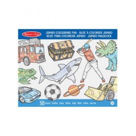 Jumbo Coloring Pad Melissa & Doug-JuguetsCosmicos-Edades