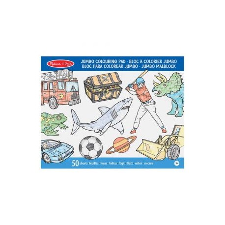 Jumbo Coloring Pad Melissa & Doug-JuguetsCosmicos-Edades