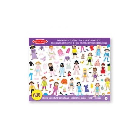 Fashion Sticker Collection Melissa & Doug-JuguetsCosmicos-Edades