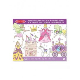 Jumbo Coloring Pad Princesas Melissa & Doug-JuguetsCosmicos-2 - 5 años