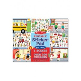 Sticker Pad My Town Melissa & Doug-JuguetsCosmicos-2 - 5 años