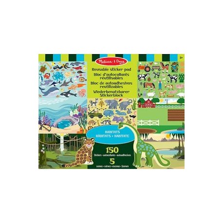 Sticker Pad Habitats Melissa & Doug-JuguetsCosmicos-Melissa & Doug